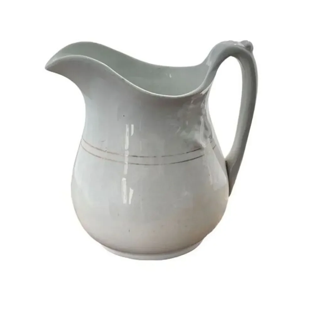 Royal China International Ceramic Porcelain Farmhouse Pitcher White One-Size‎